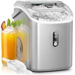 AGLUCKY Portable Nugget Ice Maker for Home