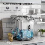 AGLUCKY Portable Nugget Ice Maker for Home