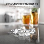 AGLUCKY Portable Nugget Ice Maker for Home