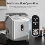 AGLUCKY Portable Nugget Ice Maker for Home