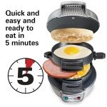 Hamilton Beach Breakfast Sandwich Maker, Silver