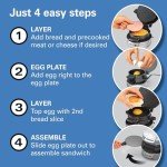 Hamilton Beach Breakfast Sandwich Maker, Silver
