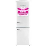 Retro Marshmallow White Bottom-Mount Refrigerator 12 cu.ft