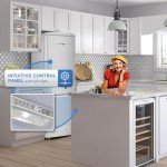 Retro Marshmallow White Bottom-Mount Refrigerator 12 cu.ft