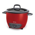 Aroma 14-Cup Rice Cooker and Food Steamer - Red
