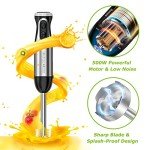 Bonsenkitchen 4-in-1 Immersion Blender with 20 Speeds