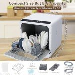 GarveeTech Compact Portable Countertop Dishwasher