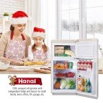 WANAI 3.5 Cu.ft Retro Mini Fridge & Freezer