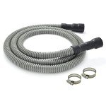 Flexible 6 Ft Dishwasher Drain Hose with Clamp