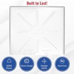 HDPE Open-Ended Dishwasher Drain Pan - 24"x20.5