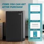 Compact 3.1 Cu.Ft Mini Fridge with Freezer