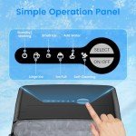 Countertop Ice Maker, 26.5lbs/24H, Self-Cleaning