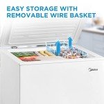 Midea 5.0 Cu. Ft. White Chest Freezer
