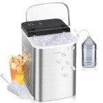 JINJUNYE Countertop Nugget Ice Maker Machine
