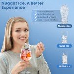 JINJUNYE Countertop Nugget Ice Maker Machine