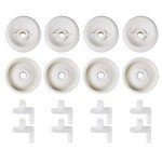 8-Pack Dishwasher Rack Roller Replacement Kit
