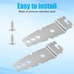 Dishwasher Mounting Brackets with Screws - 2 Pack