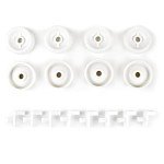 8-Pack Dishwasher Rack Roller Replacement Kit