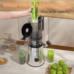 Cold Press Slow Masticating Juicer with 1.5L Capacity