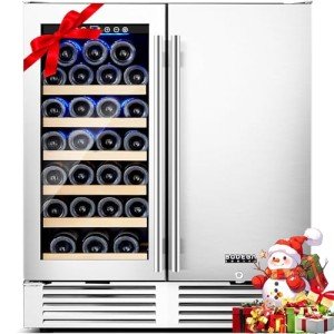 BODEGA 30-Inch Dual Zone Wine & Beverage Cooler