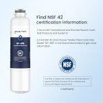Samsung Compatible Water Filter for French Door Fridge (3 Pack)