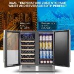 BODEGA 30-Inch Dual Zone Wine & Beverage Cooler