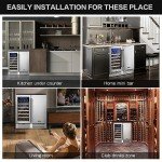 BODEGA 30-Inch Dual Zone Wine & Beverage Cooler