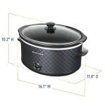 West Bend 6-Quart Manual Slow Cooker - Black