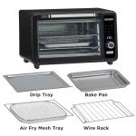BLACK+DECKER 6-Slice Digital Air Fry Toaster Oven