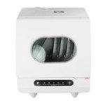 Compact 110V Mini Portable Countertop Dishwasher
