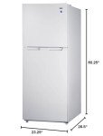 Summit 24" Frost-Free Top Mount Refrigerator-Freezer