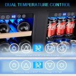 Kalamera Dual Zone Wine and Beverage Refrigerator