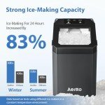 Aeitto Countertop Nugget Ice Maker - 55lbs/Day