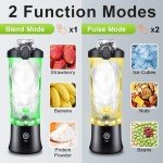 YIUOKAEI 21oz Portable USB Blender for Smoothies