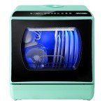 AIRMSEN Portable Mini Dishwasher with 5 Programs
