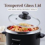 Elite Gourmet 6-Cup Electric Rice Cooker - Black