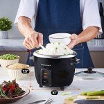 Elite Gourmet 6-Cup Electric Rice Cooker - Black