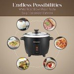 Elite Gourmet 6-Cup Electric Rice Cooker - Black