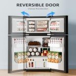 Antarctic Star 3.2 Cu.Ft. Mini Refrigerator with Freezer