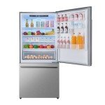 Forno 31" Milano Bottom Freezer Espresso Refrigerator