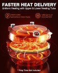 12-Inch Indoor Electric Pizza Oven with Window