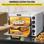 14" Double Deck Countertop Pizza Oven - 110V