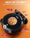 12-Inch Indoor Electric Pizza Oven with Window