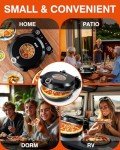 12-Inch Indoor Electric Pizza Oven with Window