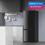 BANGSON 7.1 Cu.Ft Apartment Size Refrigerator with Freezer