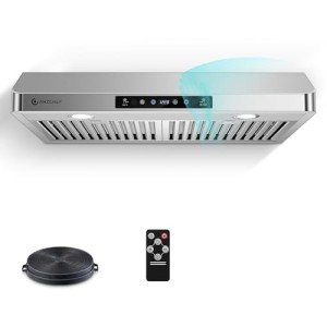 AMZCHEF 30 Inch Under Cabinet Range Hood