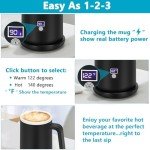 Rommeka Smart Temperature Control Coffee Mug, 12oz