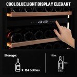WineBoss 24" Dual Temperature Wine Cooler 154 Bottles