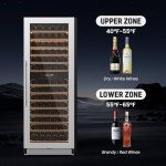WineBoss 24" Dual Temperature Wine Cooler 154 Bottles