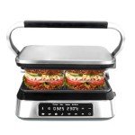 Commercial Smokeless Panini Grill Press with Removable Plates